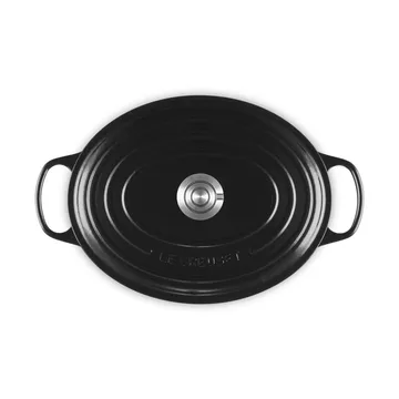 Le Creuset Signature valurauta ovaali pata - Black, 6,3 l - Le Creuset