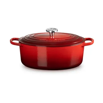 Le Creuset Signature valurauta ovaali pata - Kirsikka, 6,3 l - Le Creuset