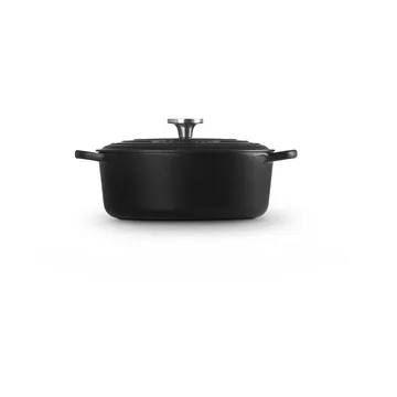 Le Creuset Signature valurauta ovaali pata - Matte Black, 4,1 l - Le Creuset