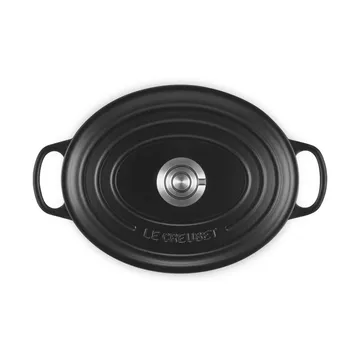 Le Creuset Signature valurauta ovaali pata - Matte Black, 4,1 l - Le Creuset