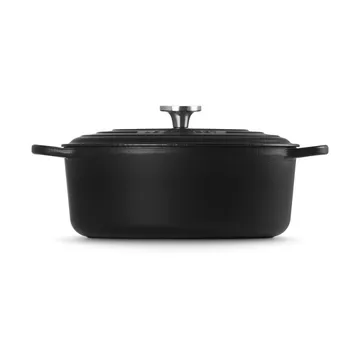 Le Creuset Signature valurauta ovaali pata - Matte Black, 6,3 l - Le Creuset