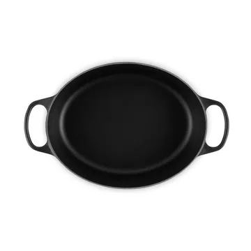 Le Creuset Signature valurauta ovaali pata - Matte Black, 6,3 l - Le Creuset