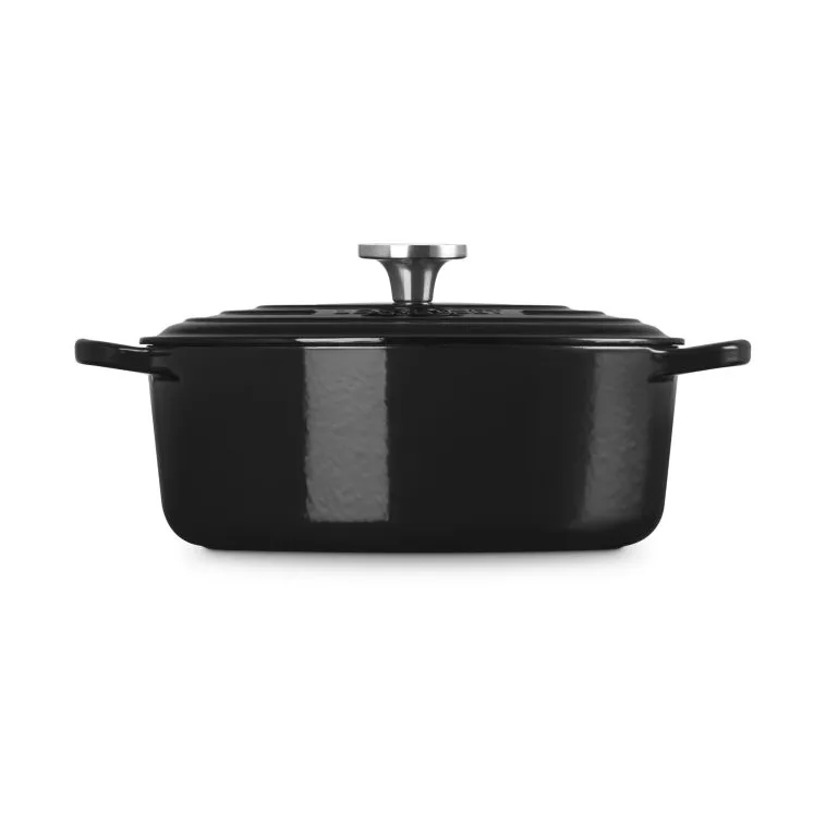 Le Creuset Signature valurauta ovaali pata, Musta, 4,1 l Le Creuset