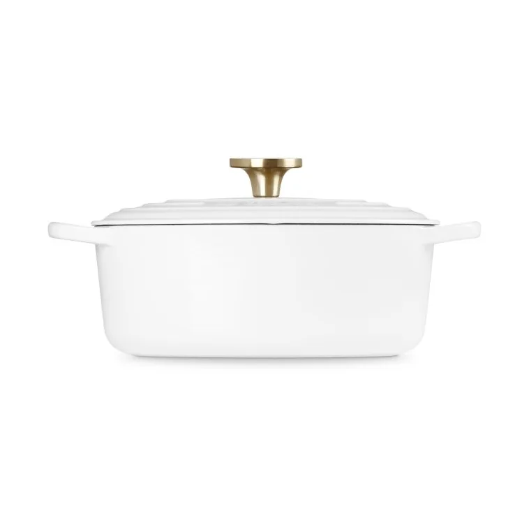 Le Creuset Signature valurauta ovaali pata, Valkoinen, 4,1 l Le Creuset