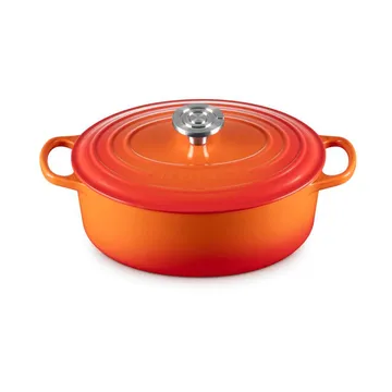 Le Creuset Signature valurauta ovaali pata - Volcanic, 4,1 l - Le Creuset