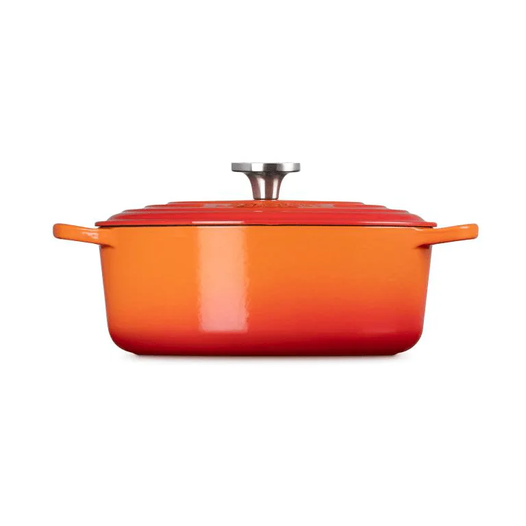 Le Creuset Signature valurauta ovaali pata, Volcanic, 4,1 l Le Creuset