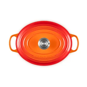 Le Creuset Signature valurauta ovaali pata - Volcanic, 4,1 l - Le Creuset