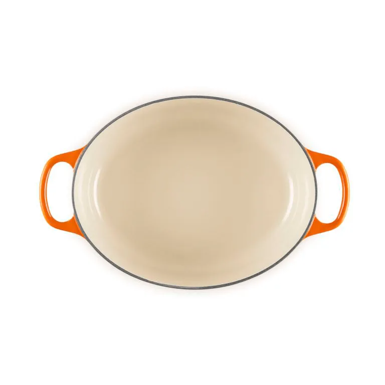 Le Creuset Signature valurauta ovaali pata, Volcanic, 4,1 l Le Creuset
