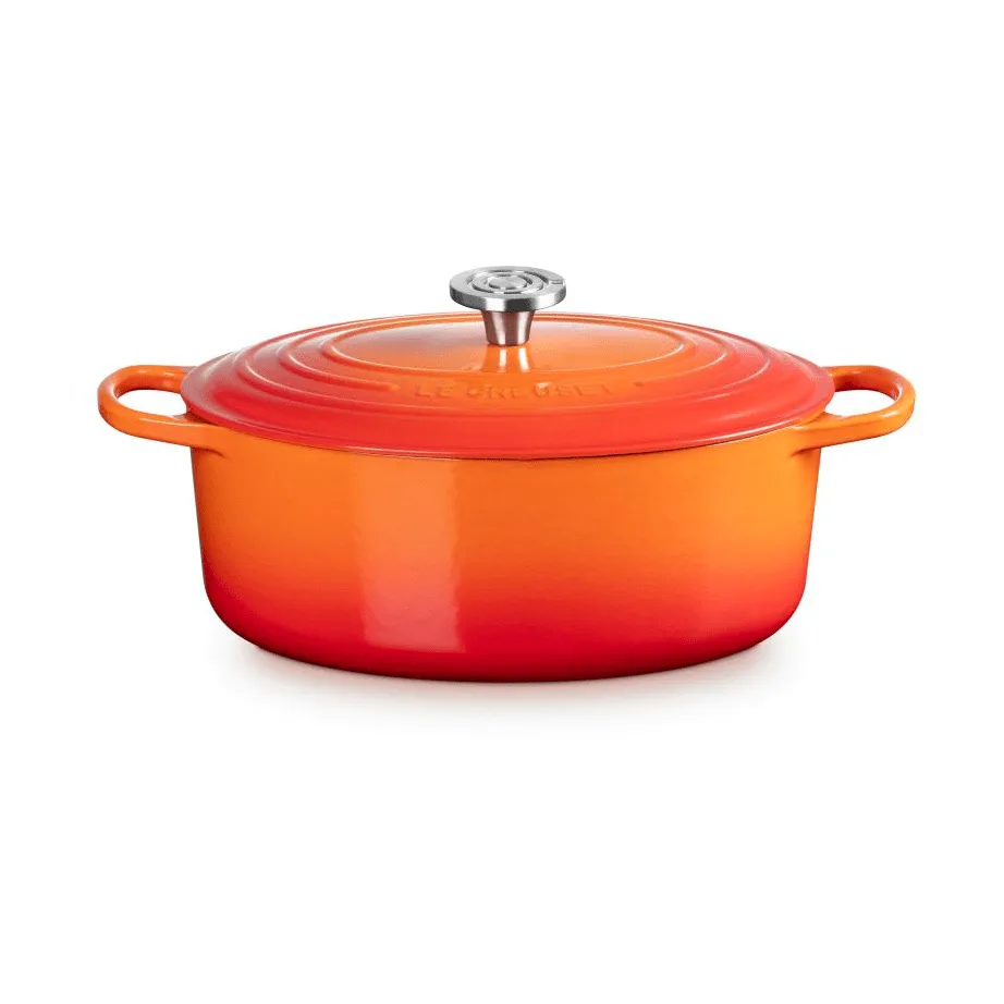 Le Creuset Signature valurauta ovaali pata, Volcanic, 6,3 l Le Creuset
