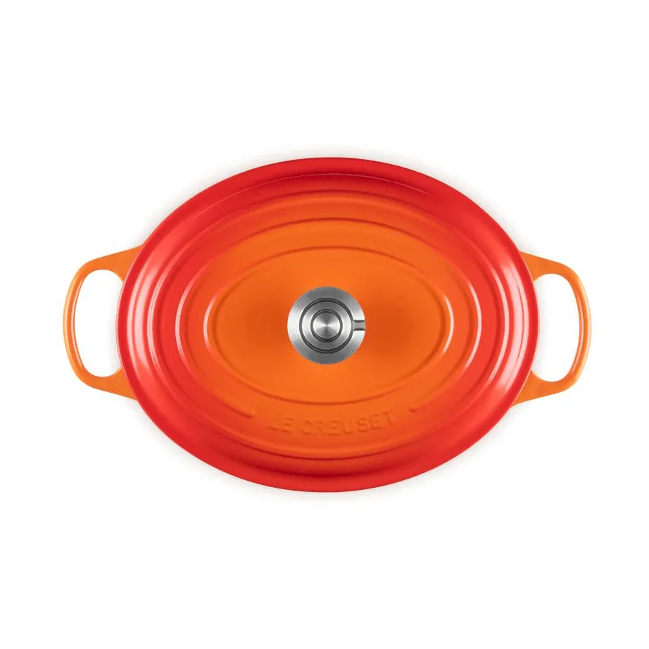Le Creuset Signature valurauta ovaali pata, Volcanic, 6,3 l Le Creuset