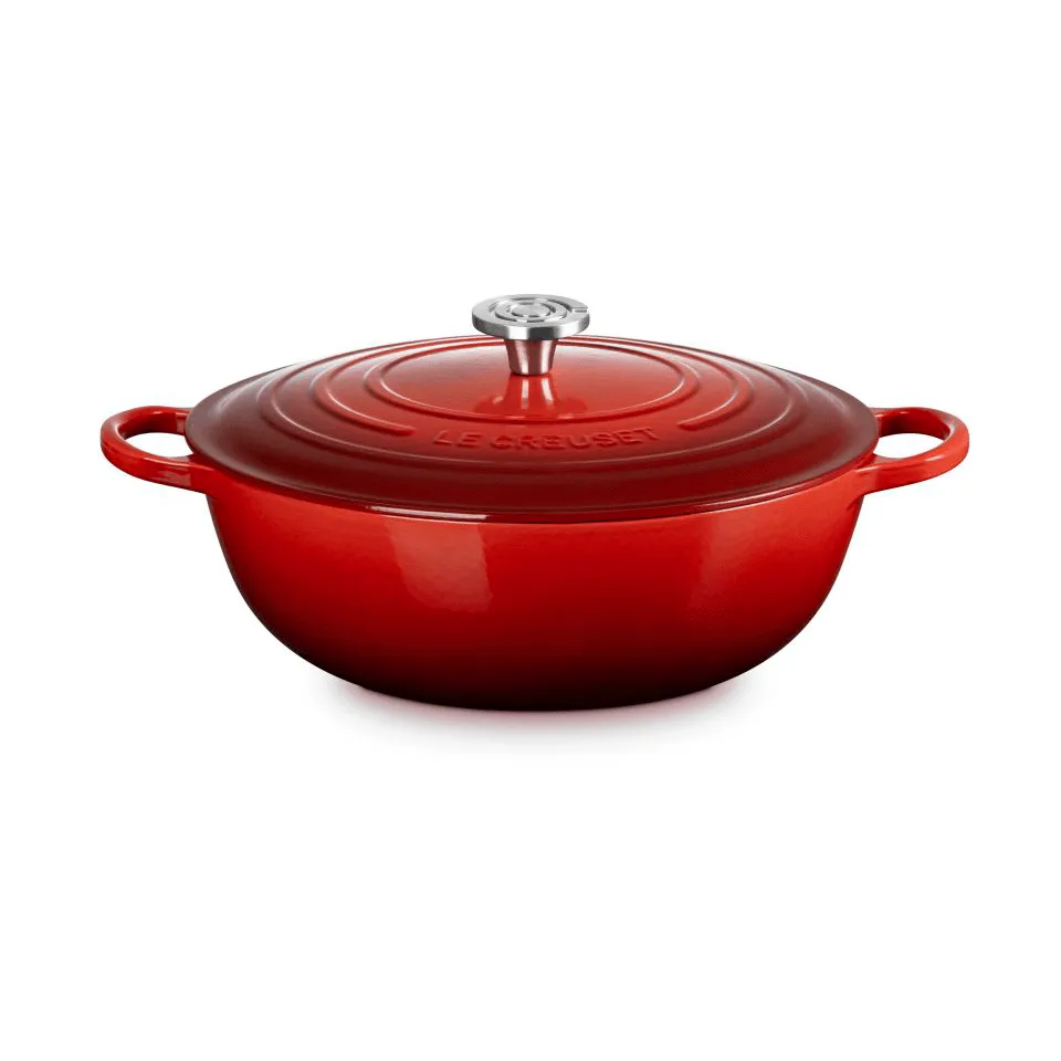 Le Creuset Signature valurauta pata, Kirsikanpunainen, 7 l Le Creuset