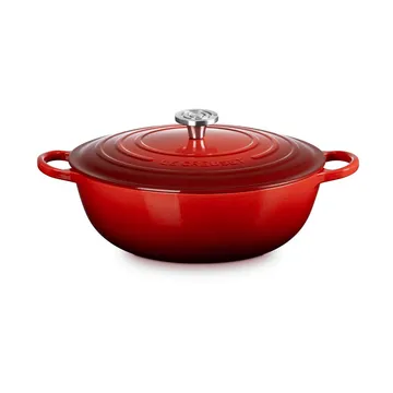 Le Creuset Signature valurauta pata - Kirsikanpunainen, 7 l - Le Creuset