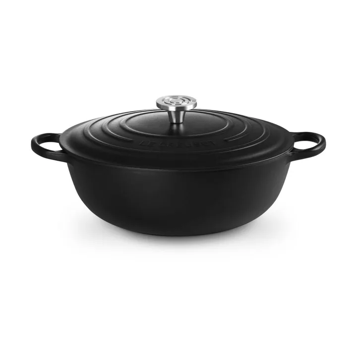 Le Creuset Signature valurauta pata - Matte Black, 7 l - Le Creuset