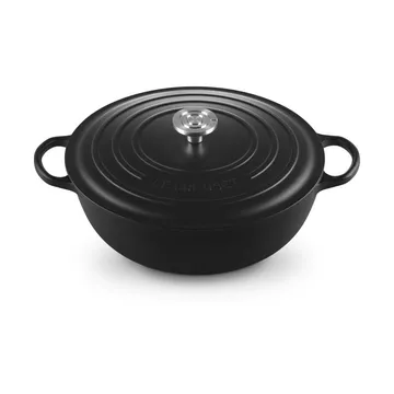 Le Creuset Signature valurauta pata - Matte Black, 7 l - Le Creuset