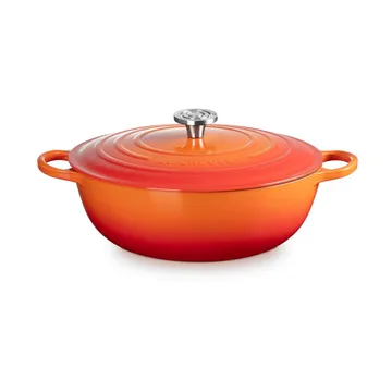 Le Creuset Signature valurauta pata - Volcanic, 7 l - Le Creuset