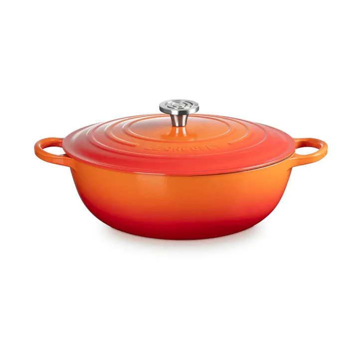 Le Creuset Signature valurauta pata - Volcanic, 7 l - Le Creuset