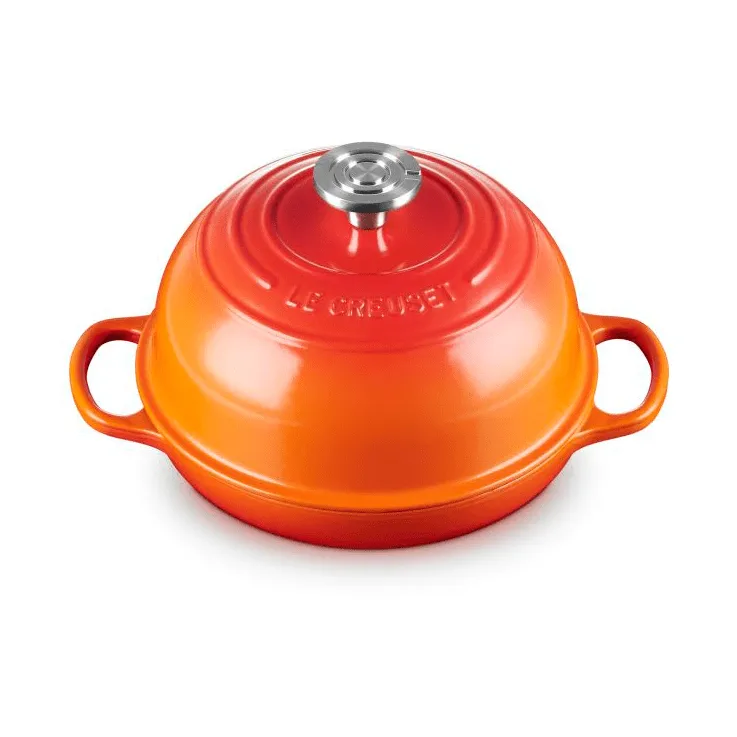 Le Creuset Signature valurautainen leipävuoka, Volcanic, 1,6 l, 24 cm Le Creuset