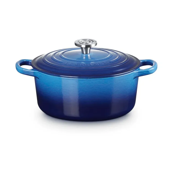 Le Creuset Signature valurautainen pyöreä pata - Azure, 3,3 l - Le Creuset