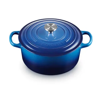 Le Creuset Signature valurautainen pyöreä pata - Azure, 3,3 l - Le Creuset