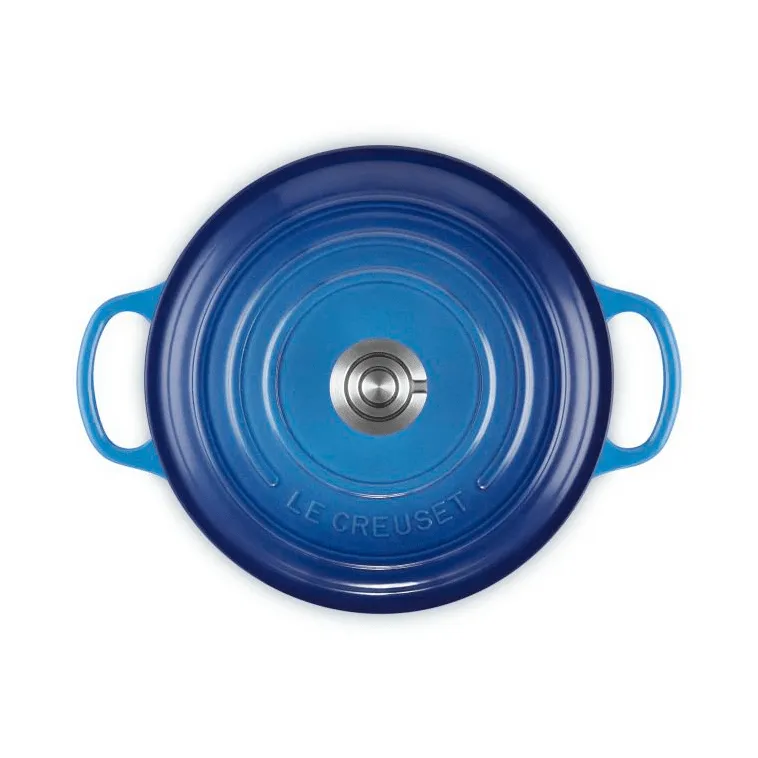 Le Creuset Signature valurautainen pyöreä pata, Azure, 3,3 l Le Creuset