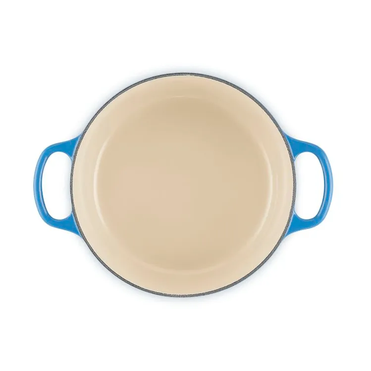 Le Creuset Signature valurautainen pyöreä pata, Azure, 3,3 l Le Creuset