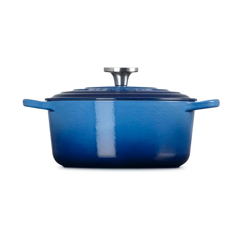 Le Creuset Signature valurautainen pyöreä pata, Azure, 4,2 l Le Creuset