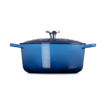 Le Creuset Signature valurautainen pyöreä pata - Azure, 5,3 l - Le Creuset