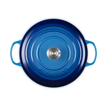 Le Creuset Signature valurautainen pyöreä pata - Azure, 6,7 l - Le Creuset