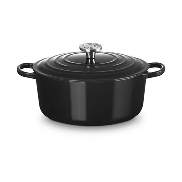 Le Creuset Signature valurautainen pyöreä pata - Black, 6,7 l - Le Creuset