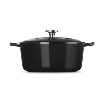 Le Creuset Signature valurautainen pyöreä pata - Black, 6,7 l - Le Creuset