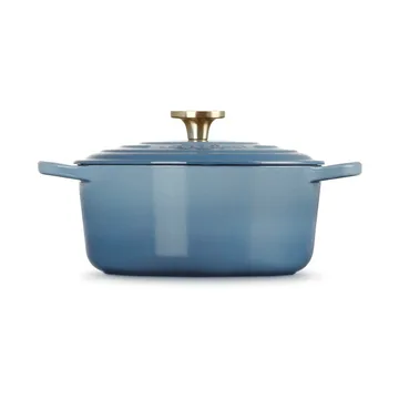 Le Creuset Signature valurautainen pyöreä pata - Chambray, 4,2 l - Le Creuset