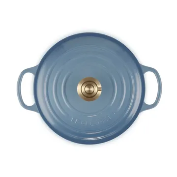 Le Creuset Signature valurautainen pyöreä pata - Chambray, 4,2 l - Le Creuset
