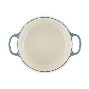 Le Creuset Signature valurautainen pyöreä pata - Chambray, 4,2 l - Le Creuset