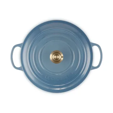 Le Creuset Signature valurautainen pyöreä pata - Chambray, 6,7 l - Le Creuset