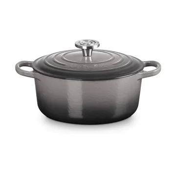 Le Creuset Signature valurautainen pyöreä pata - Flint, 4,2 l - Le Creuset