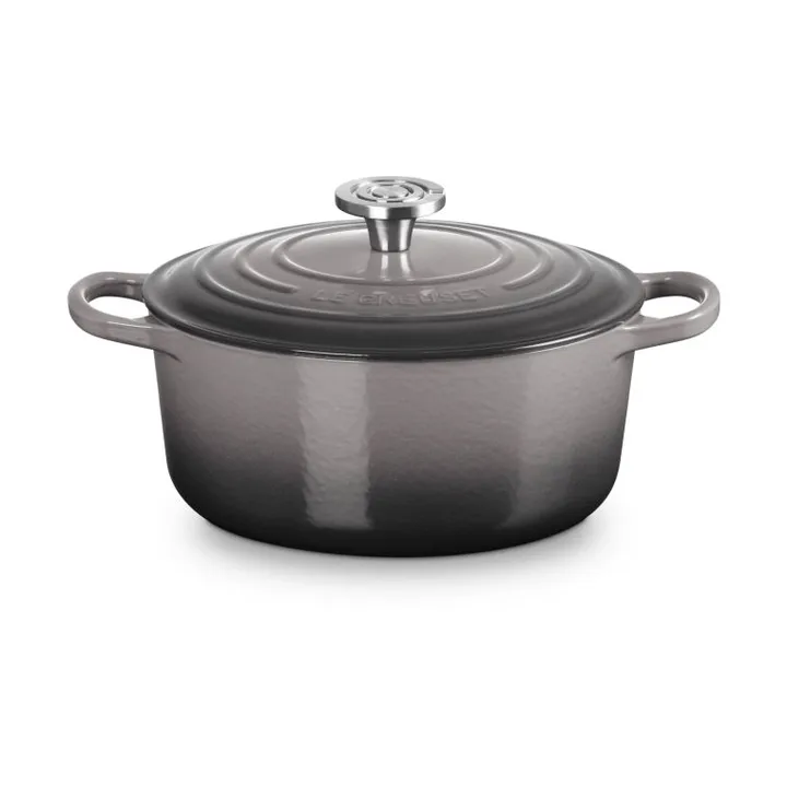 Le Creuset Signature valurautainen pyöreä pata - Flint, 4,2 l - Le Creuset