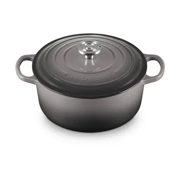 Le Creuset Signature valurautainen pyöreä pata - Flint, 4,2 l - Le Creuset