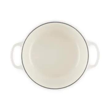 Le Creuset Signature valurautainen pyöreä pata - Meringue, 3,3 l - Le Creuset