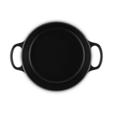 Le Creuset Signature valurautainen pyöreä pata - Musta, 3,3 l - Le Creuset