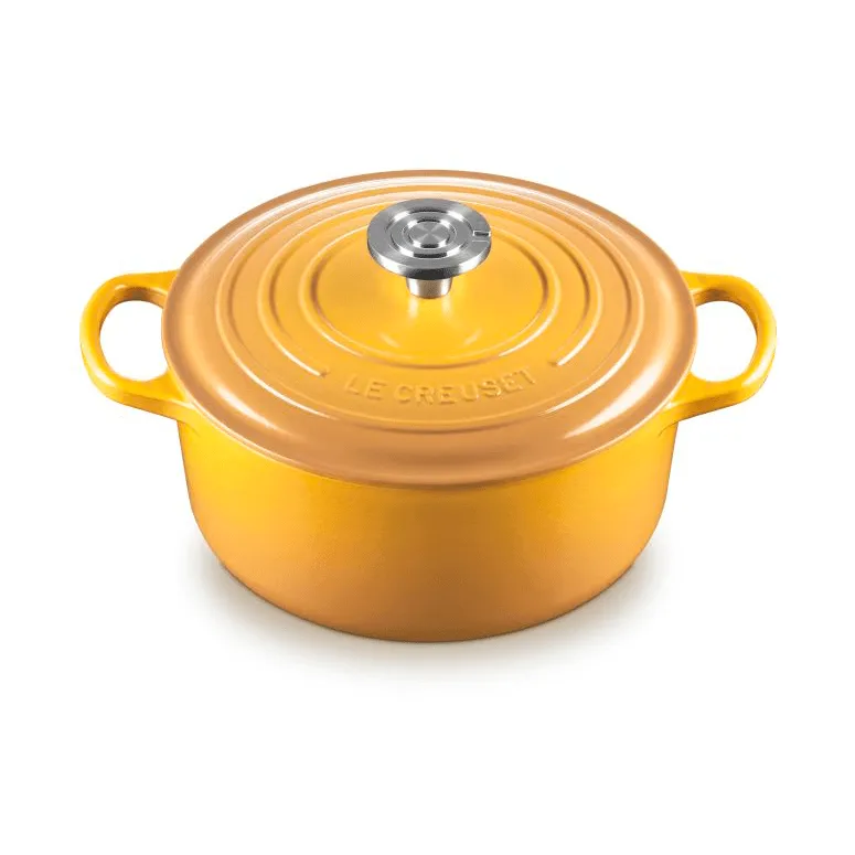 Le Creuset Signature valurautainen pyöreä pata, Nectar, 4,2 l Le Creuset