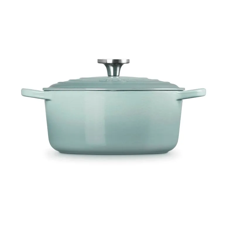 Le Creuset Signature valurautainen pyöreä pata, Sea Salt, 4,2 l Le Creuset