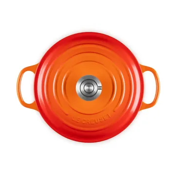Le Creuset Signature valurautainen pyöreä pata - Volcanic, 4,2 l - Le Creuset