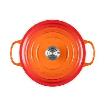 Le Creuset Signature valurautainen pyöreä pata - Volcanic, 5,3 l - Le Creuset
