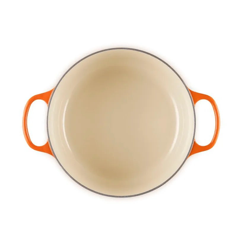 Le Creuset Signature valurautainen pyöreä pata, Volcanic, 5,3 l Le Creuset