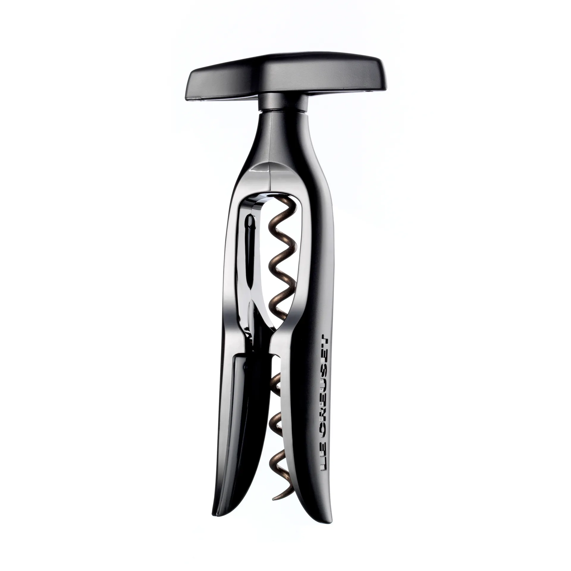 Le Creuset TM-110 -korkkiruuvi, pöytämalli, Musta Le Creuset