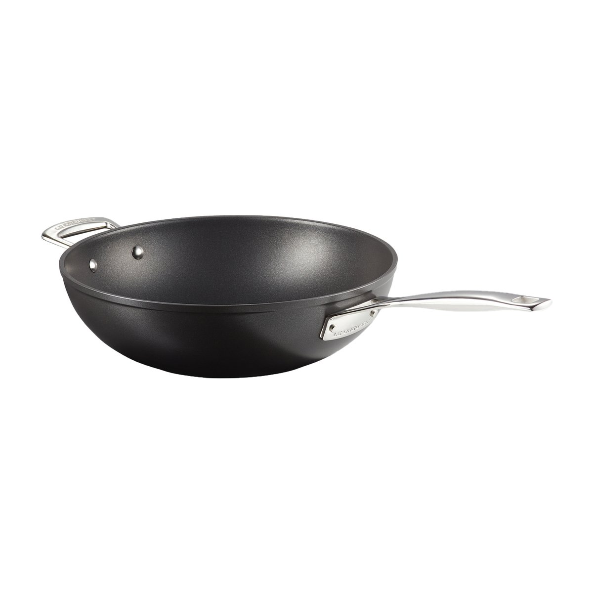Le Creuset -wokkipannu apukahvalla 4,7 l | Skandinaavinen Sisustus | Wokkipannut | Musta