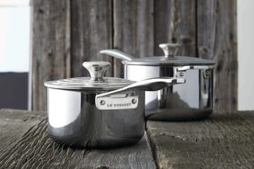 Signature 3-Ply kannellinen kattila apukahvalla  - 3,8 l - Le Creuset