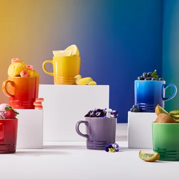 Signature keramiikkakahvimuki 6-osaa - Rainbow - Le Creuset