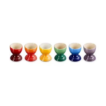 Signature kivikeramiikka munakuppi 6-osaa - Rainbow - Le Creuset