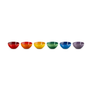 Signature kivikeramiikka snackskulho 6-osainen - Rainbow - Le Creuset